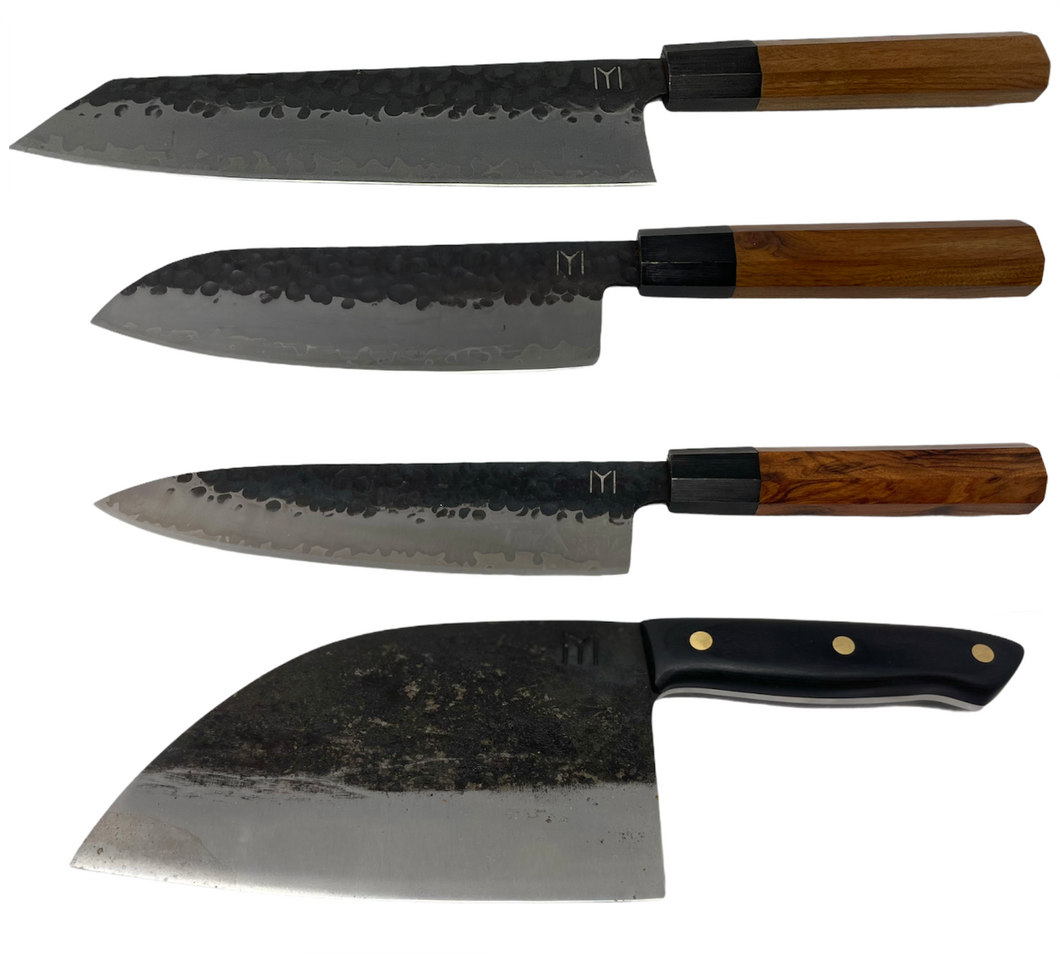 4 in 1-Almazan-Kiritsuke-Santoku-Chef Knives- Free Shipping